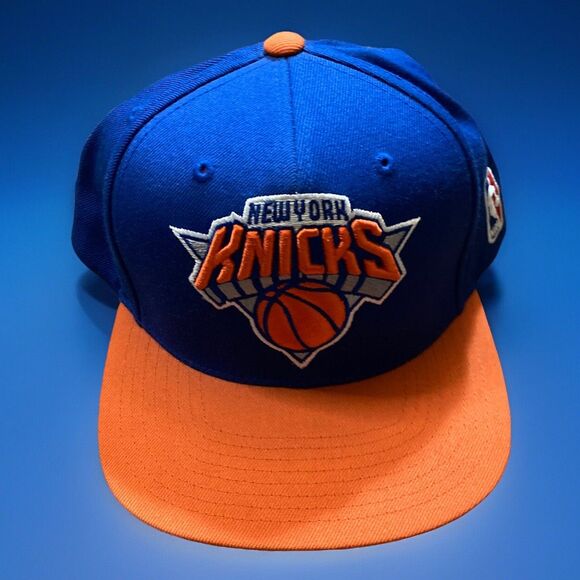 NBA Mitchell & Ness New York Knicks Mens Sport Snapback Adjustable Hat - Picture 1 of 15